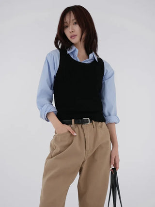 Ibel Crop Sweater & Sleeveless