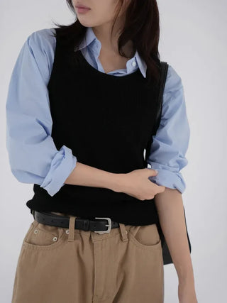 Ibel Crop Sweater & Sleeveless
