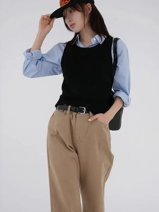Ibel Crop Sweater & Sleeveless