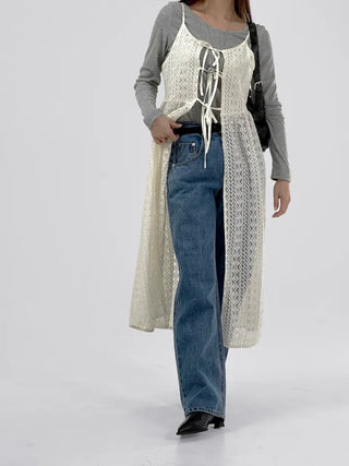 Adore Semi-Wide Denim Pants