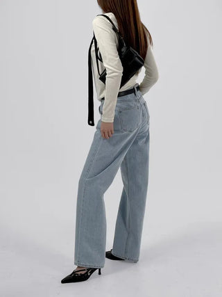 Adore Semi-Wide Denim Pants