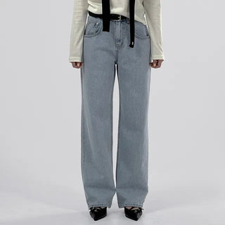 Adore Semi-Wide Denim Pants