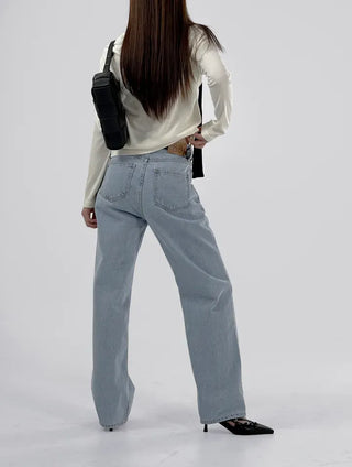 Adore Semi-Wide Denim Pants