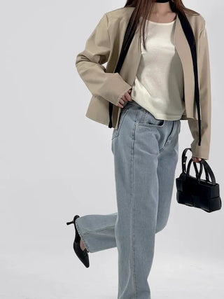 Adore Semi-Wide Denim Pants