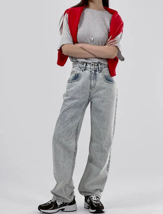 Adore Semi-Wide Denim Pants