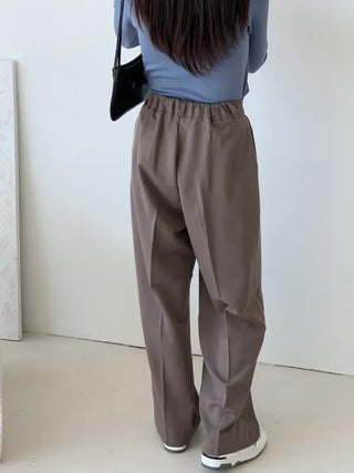 Ruffin Oversized Jacket + Wide Pintuck Slacks Set