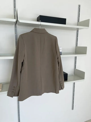 Ruffin Oversized Jacket + Wide Pintuck Slacks Set