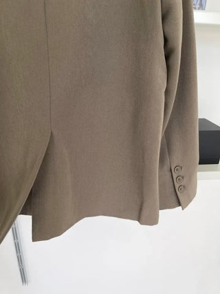 Ruffin Oversized Jacket + Wide Pintuck Slacks Set