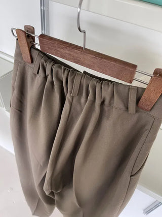 Ruffin Oversized Jacket + Wide Pintuck Slacks Set