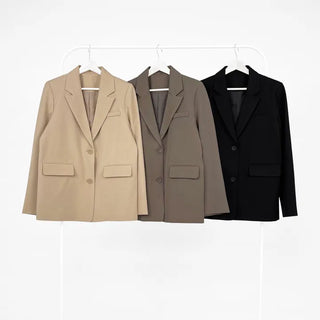 Ruffin Oversized Jacket + Wide Pintuck Slacks Set