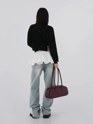 Miyu Basic Collar Button Knit