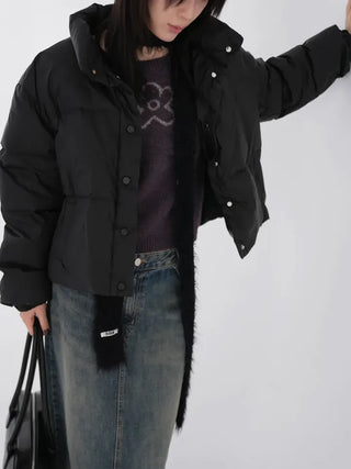 Kira Soft Feather Long Muffler