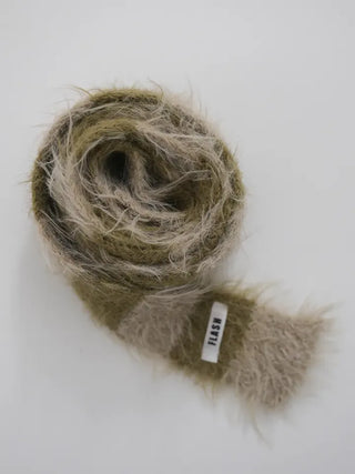 Kira Soft Feather Long Muffler