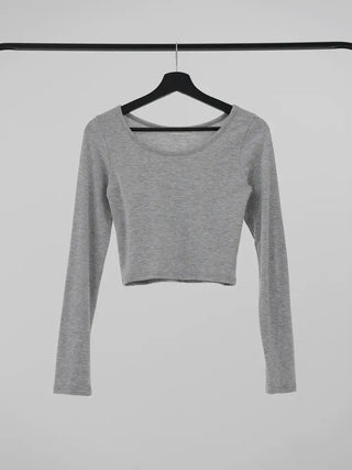Nearing Crop Fleece-lined Long Sleeve