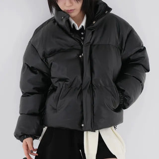 Dacquoise Classic Leather Padded Jacket