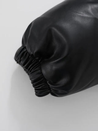 Dacquoise Classic Leather Padded Jacket