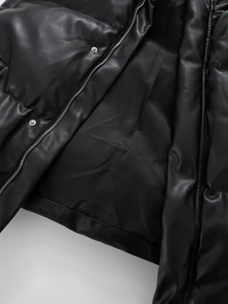 Dacquoise Classic Leather Padded Jacket
