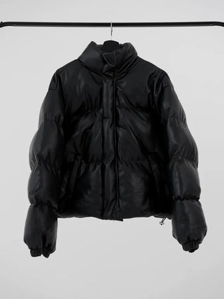 Dacquoise Classic Leather Padded Jacket