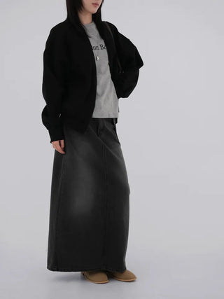 Junie V-neck Fleece-lined Zip-up