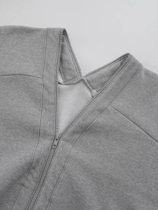 Junie V-neck Fleece-lined Zip-up
