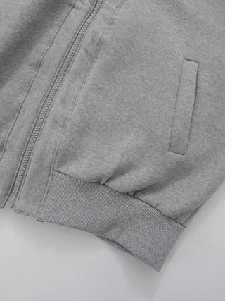 Junie V-neck Fleece-lined Zip-up