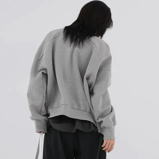 Junie V-neck Fleece-lined Zip-up