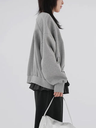 Junie V-neck Fleece-lined Zip-up