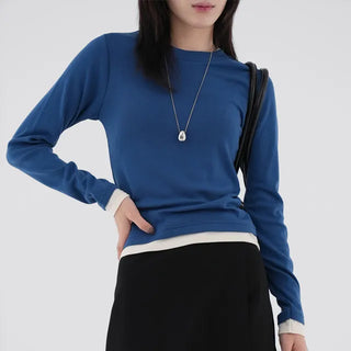 Rain Color Block Layered T-shirt