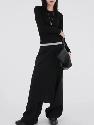 Rain Color Block Layered T-shirt