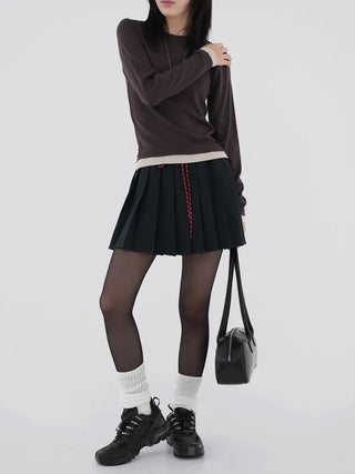 Rain Color Block Layered T-shirt