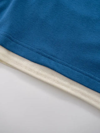 Rain Color Block Layered T-shirt
