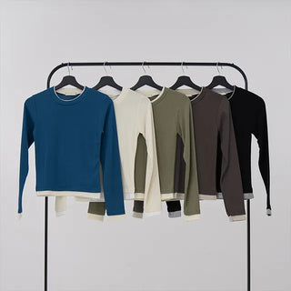 Rain Color Block Layered T-shirt