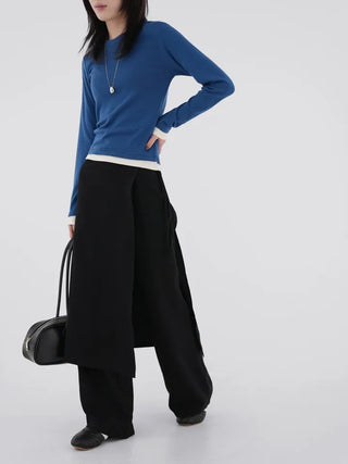 Rain Color Block Layered T-shirt