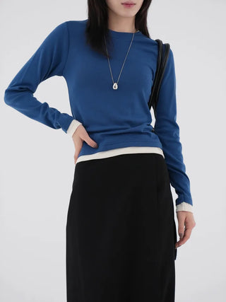 Rain Color Block Layered T-shirt