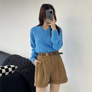 Sana V-neck Wool Knit