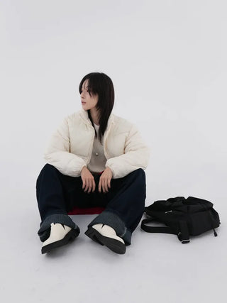 Kina Simple Nuptse Short Padded Jacket