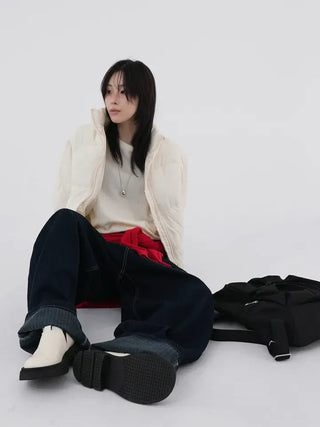 Kina Simple Nuptse Short Padded Jacket