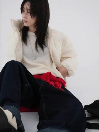 Kina Simple Nuptse Short Padded Jacket