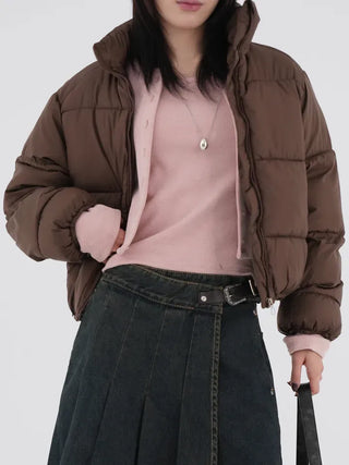 Kina Simple Nuptse Short Padded Jacket