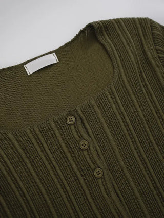 Kozel Crop Texture Cardigan