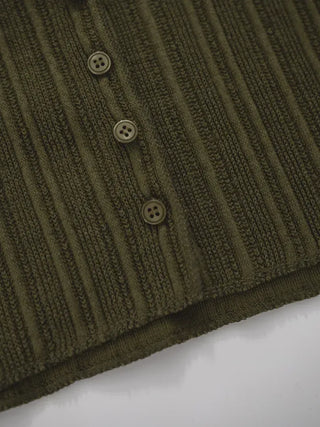Kozel Crop Texture Cardigan