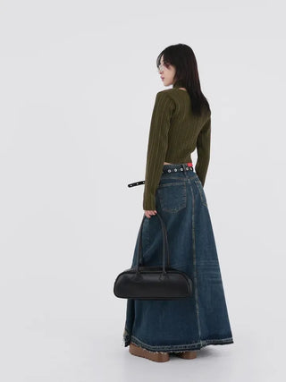 Kozel Crop Texture Cardigan