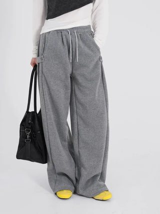 Laura Brushed-Lined Wide Pants