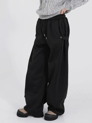 Laura Brushed-Lined Wide Pants