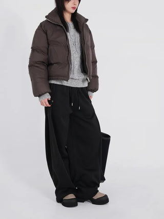 Laura Brushed-Lined Wide Pants