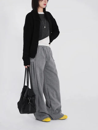 Laura Brushed-Lined Wide Pants