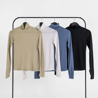 Rimo Hand Warmer Turtleneck T-shirt