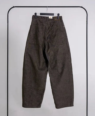 Riena Big Pocket Wide Corduroy Denim Pants