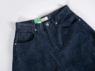 Riena Big Pocket Wide Corduroy Denim Pants