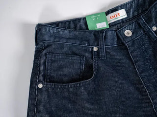 Riena Big Pocket Wide Corduroy Denim Pants